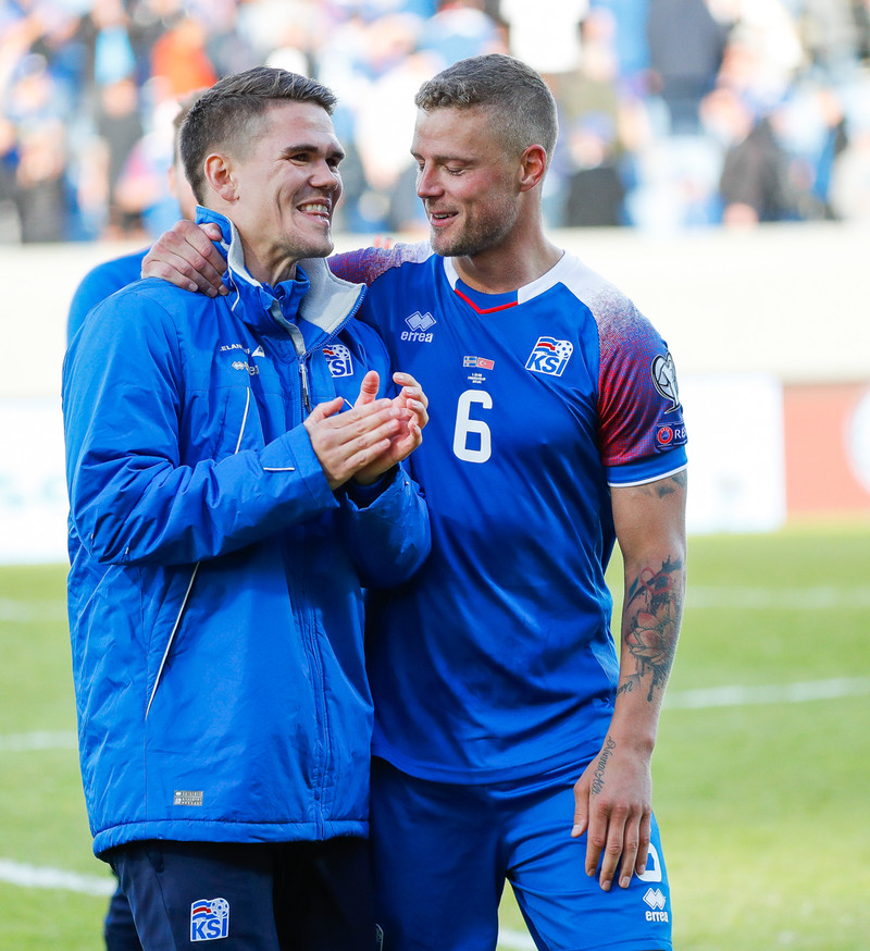Myndaveisla 1: Ísland vann Tyrki í Laugardalnum