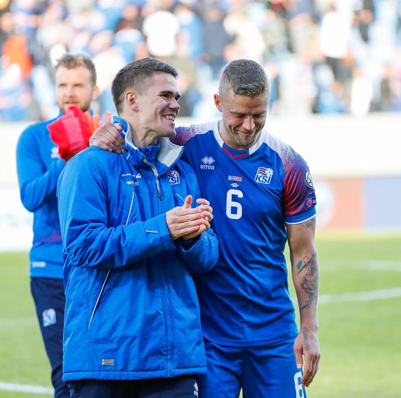 Myndaveisla 1: Ísland vann Tyrki í Laugardalnum