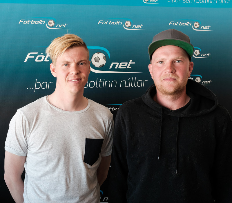 Óskar Smári og Atli Jónasson.