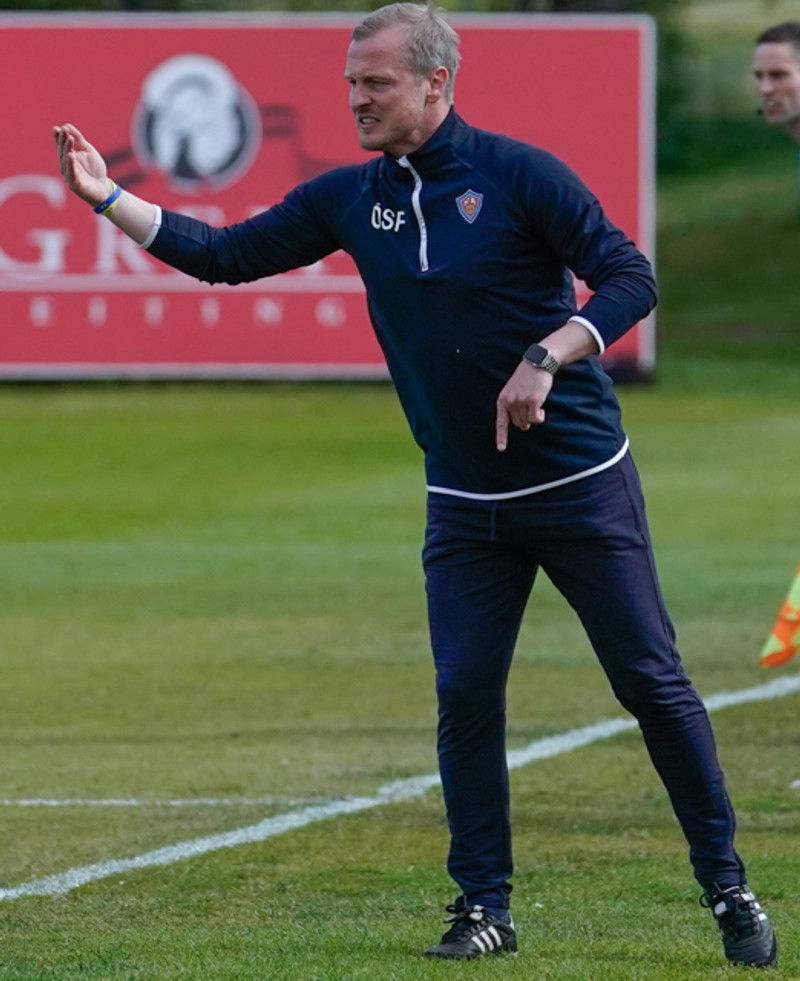 Óli Stefán gat ekki verið annað en svekktur í leikslok.