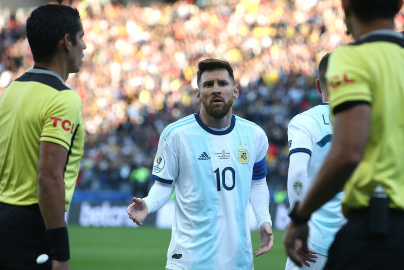 Lionel Messi er í banni