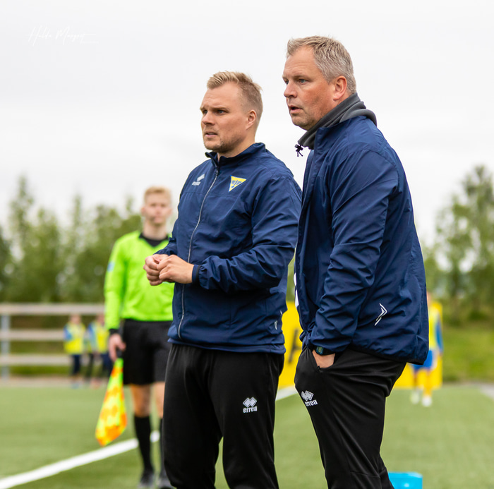 Óskar og aðstoðarmaður hans, Halldór Árnason.