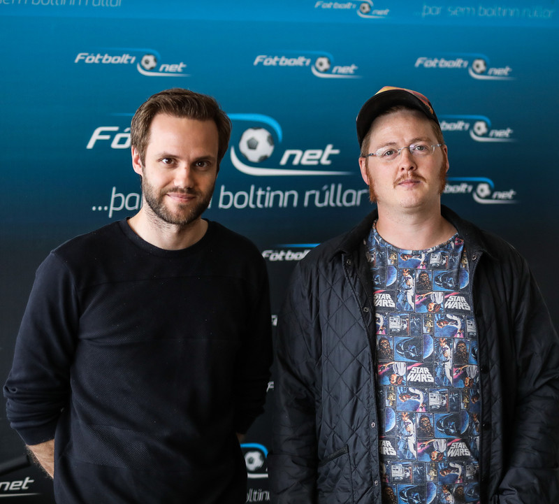 Jóhann Már Helgason og Snorri Clinton.