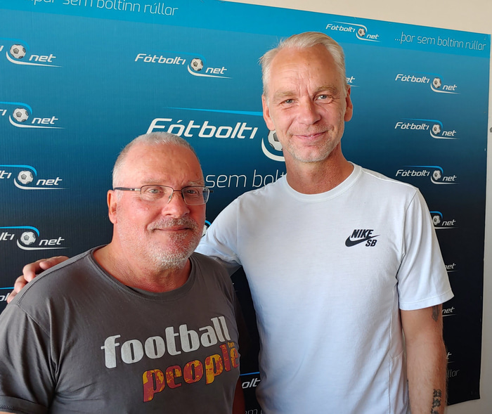 Sigurður Helgason og Gunnleifur Gunnleifsson.