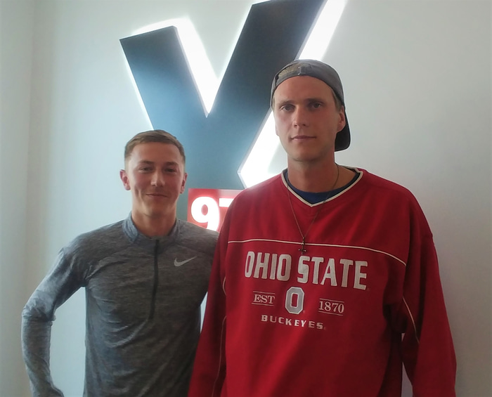 Óliver Dagur Thorlacius og Arnar Þór Helgason.