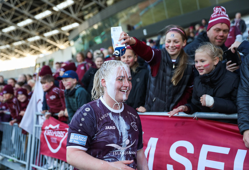 Erna Guðjónsdóttir skoraði fyrir Selfoss.