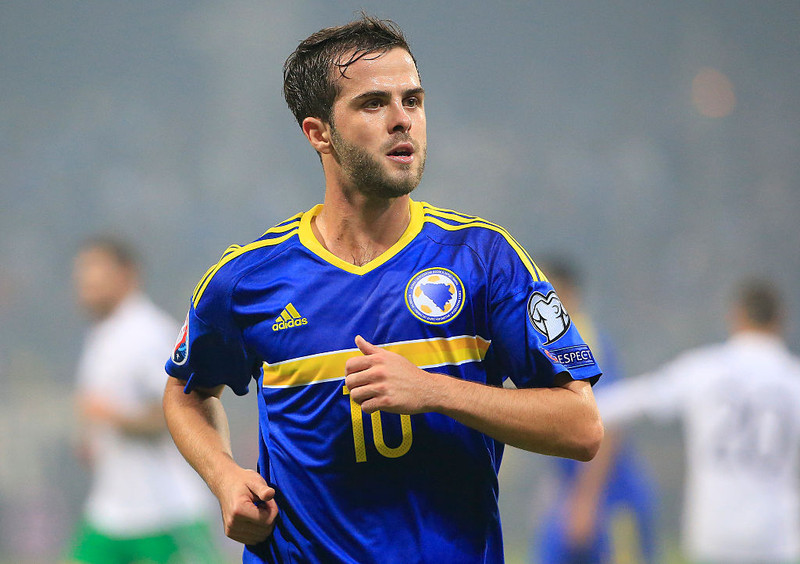 Pjanic hefur gert 13 mörk í 86 leikjum fyrir landslið Bosníu.