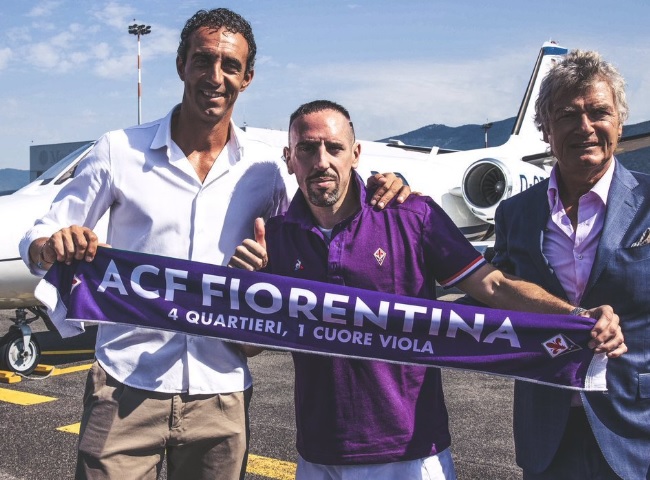 Ribery spaðalegur í Flórens.