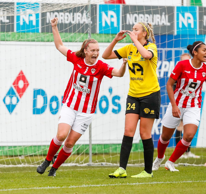 Lauren kórónaði frábært sumar með fimm mörkum í lokaleiknum