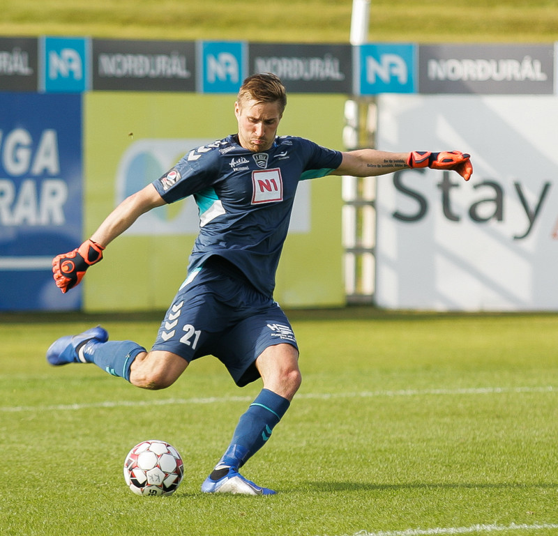 Markvörðurinn Halldór Páll Geirsson.