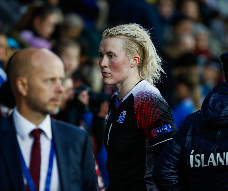 Sandra: Glöð með að vera komin á þennan stað
