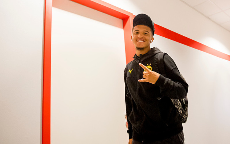 Jadon Sancho er 19 ára.