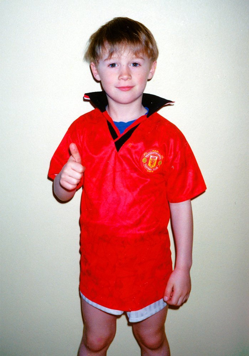 Rúnar Már hefur verið stuðningsmaður Manchester United síðan í æsku.