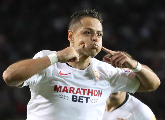 Chicharito skoraði fyrir Sevilla