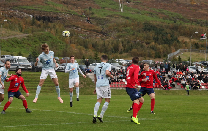 Úr leik hjá Fjarðabyggð og Leikni Fáskrúðsfirði.