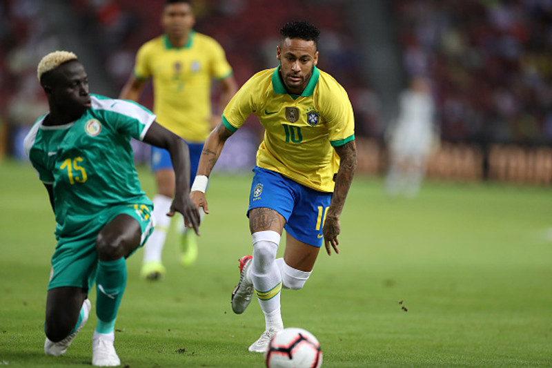 Neymar á sprettinum.