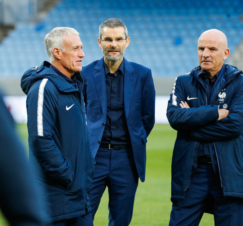 Didier Deschamps, landsliðsþjálfari Frakklands.