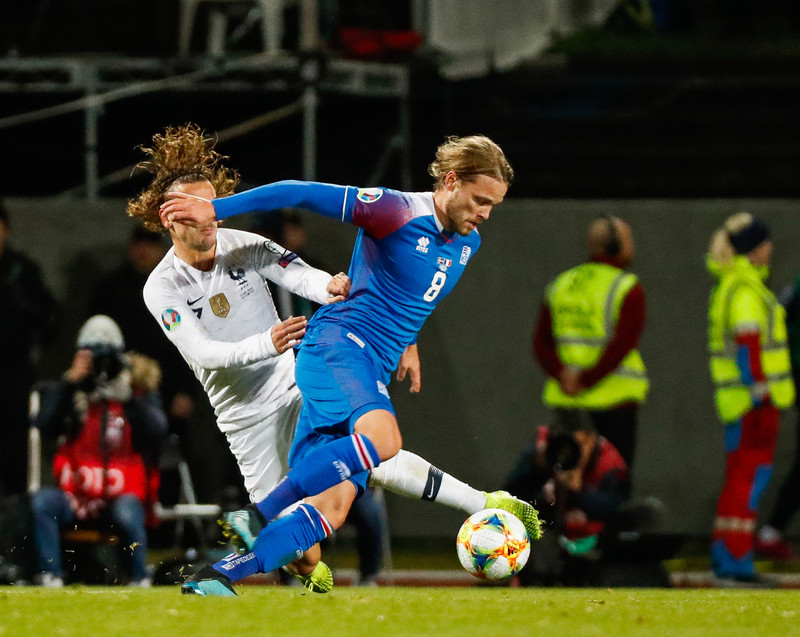 Birkir Bjarnason var stórkostlegur á miðjunni.