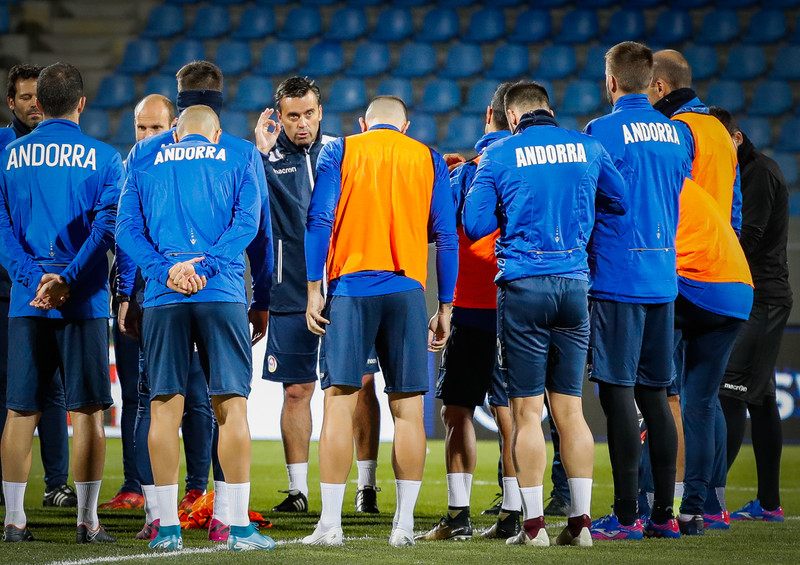 Myndaveisla: Lima og félagar í Andorra á Laugardalsvelli