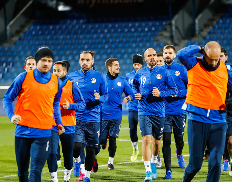 Myndaveisla: Lima og félagar í Andorra á Laugardalsvelli