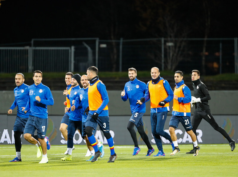 Myndaveisla: Lima og félagar í Andorra á Laugardalsvelli