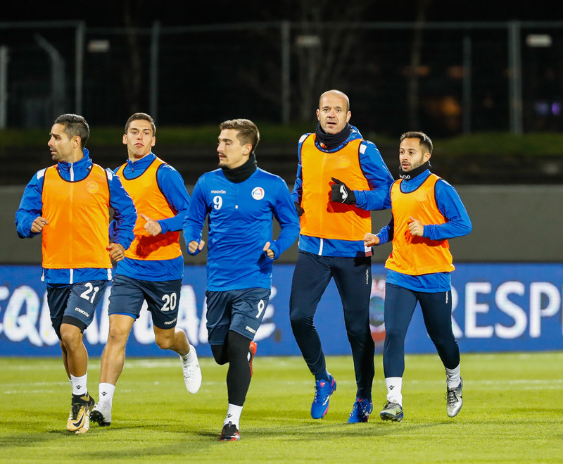 Myndaveisla: Lima og félagar í Andorra á Laugardalsvelli