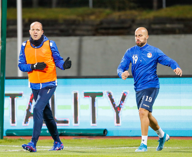 Myndaveisla: Lima og félagar í Andorra á Laugardalsvelli