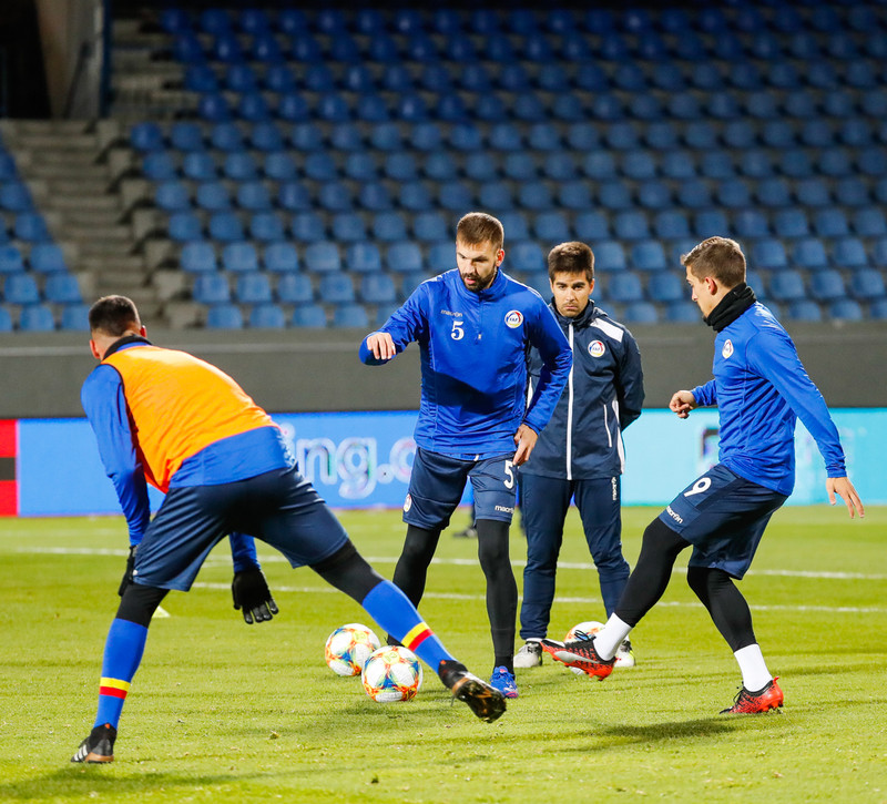 Myndaveisla: Lima og félagar í Andorra á Laugardalsvelli