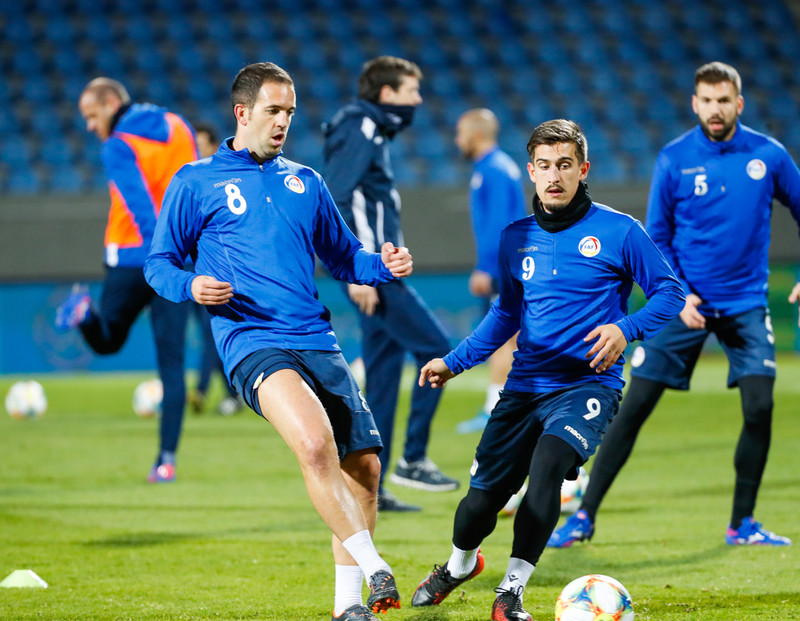 Myndaveisla: Lima og félagar í Andorra á Laugardalsvelli