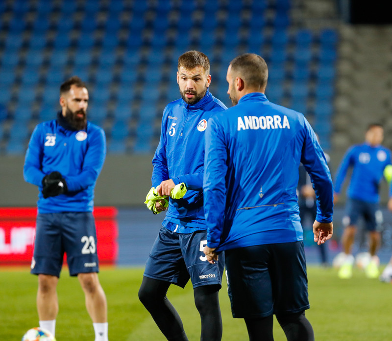 Myndaveisla: Lima og félagar í Andorra á Laugardalsvelli
