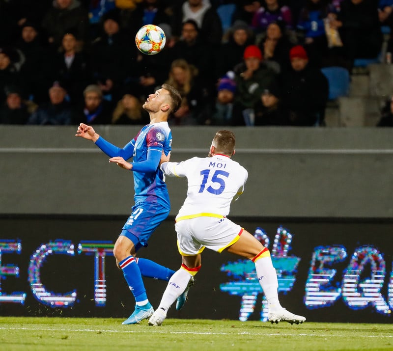 Myndaveisla frá sigri Íslands á Andorra