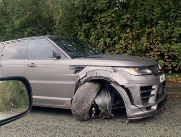 Range Rover bifreið Aguero.