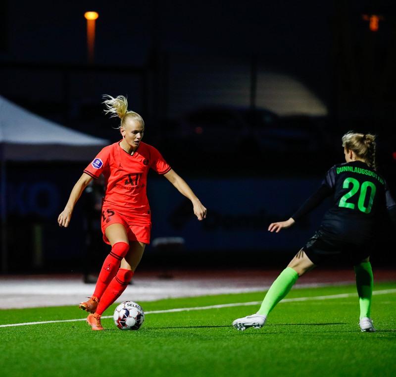 Myndaveisla: Miklir yfirburðir PSG í Kópavoginum