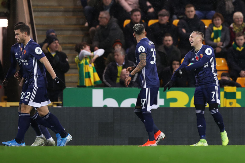 Gerard Deulofeu (Watford) - Skoraði strax á 2. mínútu í sigrinum á Norwich.