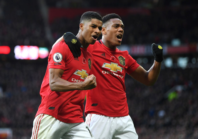 Marcus Rashford og Anthony Martial verða á skotskónum samkvæmt spá Kristjáns Óla.