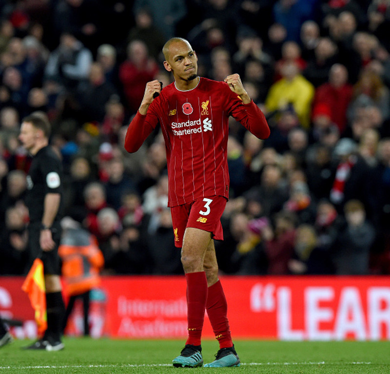 Fabinho (Liverpool) - Gaf tóninn fyrir Liverpool í toppslagnum með stórkostlegu skoti.