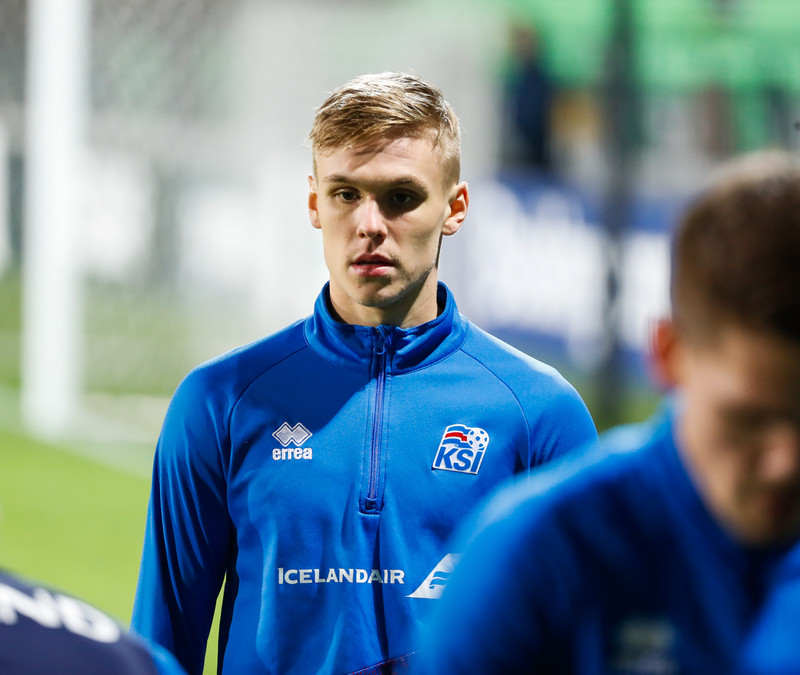 Myndaveisla frá æfingu Íslands í Kisínev í gær