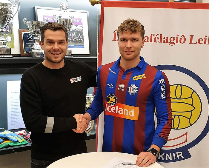Alfreð samdi við Leikni í vetur.
