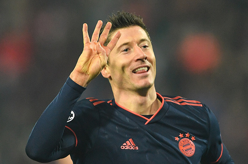Robert Lewandowski var hvíldur í Meistaradeildinni í vikunni.
