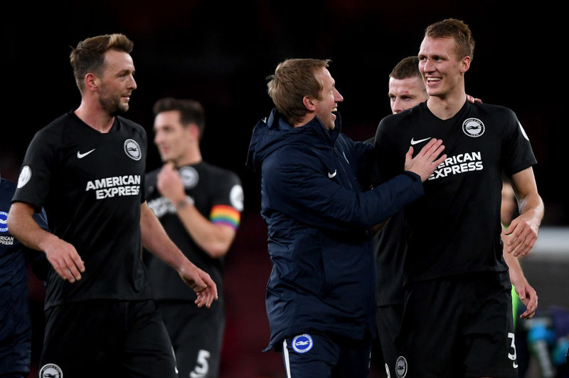 Fyrsti útivallarsigur Brighton gegn stórliði