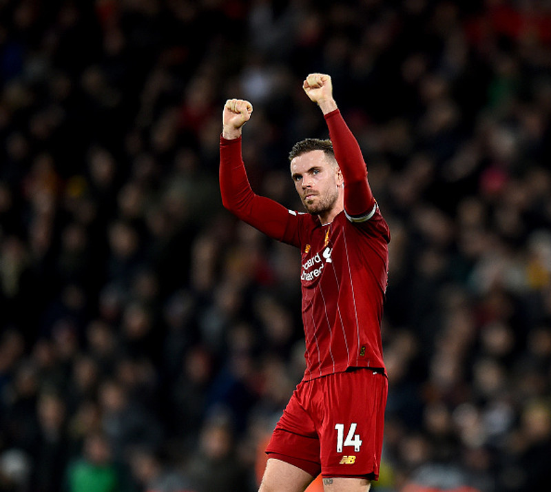 Jordan Henderson, fyrirliði Liverpool.