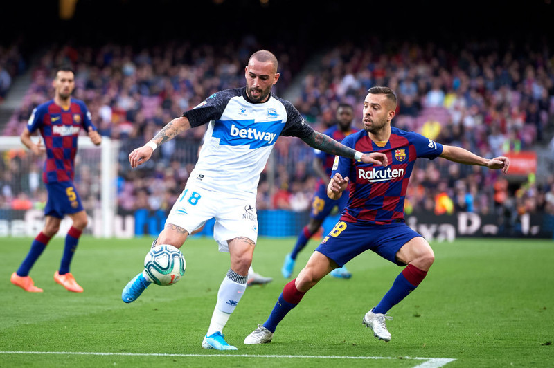 Jordi Alba í leik með Barcelona