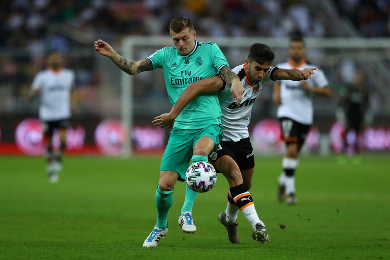 Toni Kroos kemur inn í byrjunarlið Real Madrid.