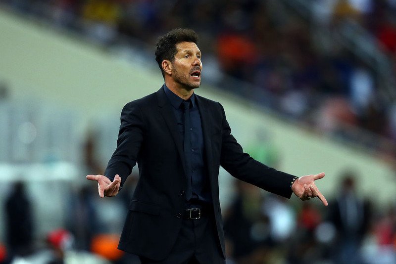 Diego Simeone skildi Valverde