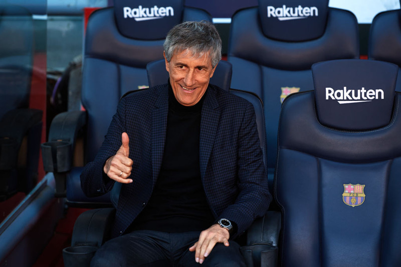Setien sá eini sem hafði betur gegn Valverde á Nývangi