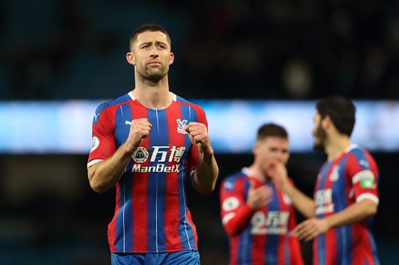 Gary Cahill (Crystal Palace) - Eins og klettur í vörn Palace gegn erkifjendunum í Brighton.