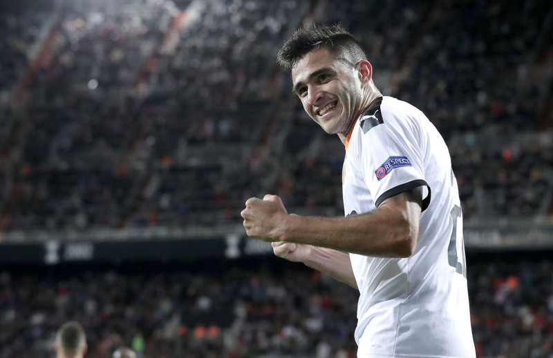 Maxi Gomez, sóknarmaður Valencia.