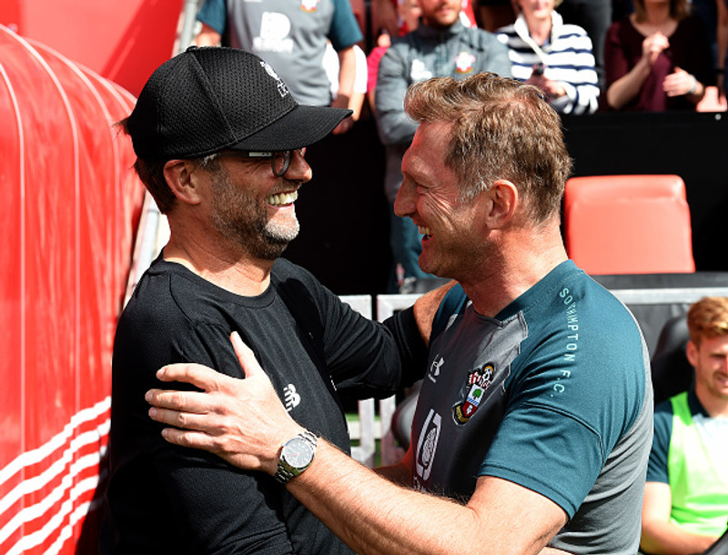 Klopp og Hasenhuttl.