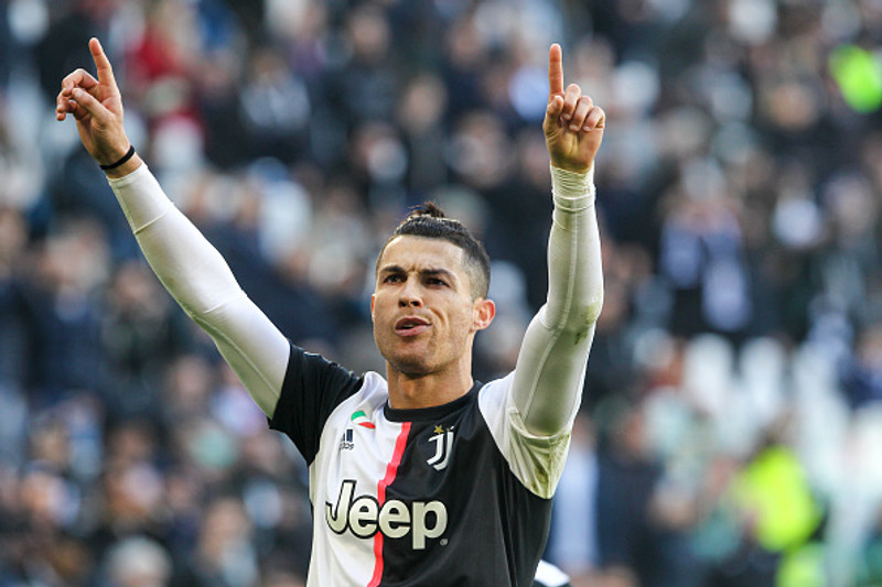 Ronaldo var á skotskónum í dag.