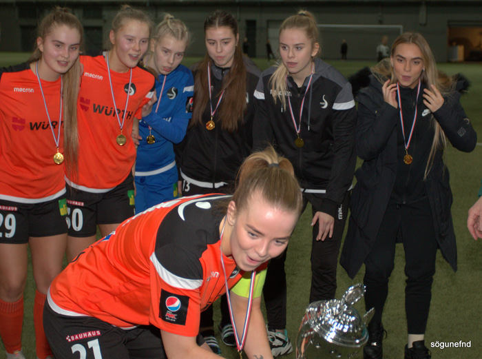 Berglind var fyrirliði Fylkis